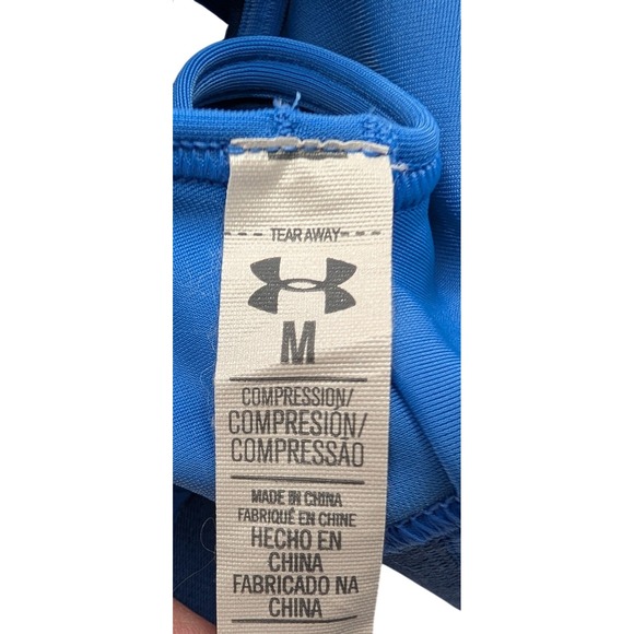 Under Armour Blue Sports Bra Athletic Support Racerback Women's - Picture 3 of 4